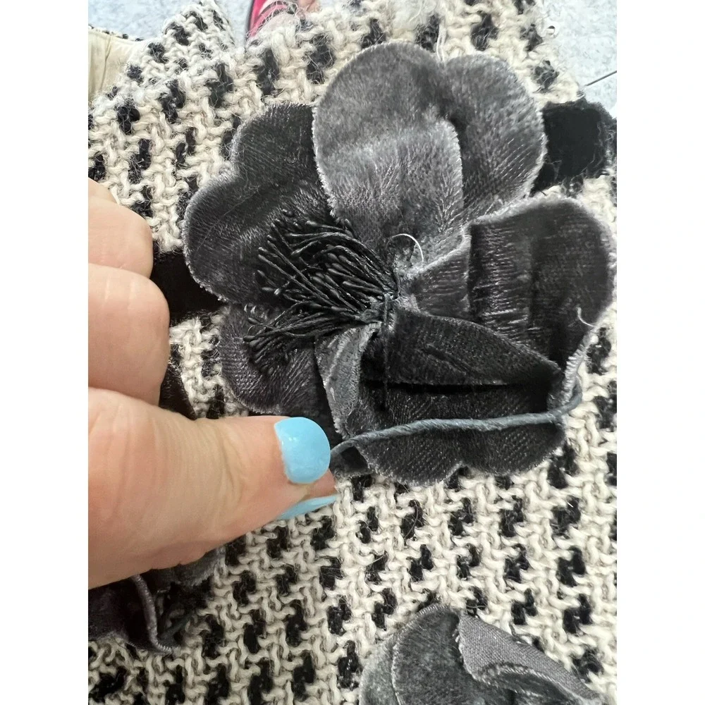 Moschino floral appliqué